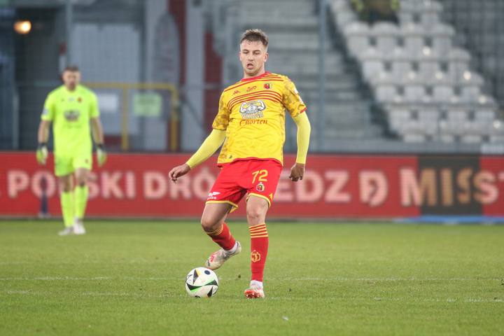 Football. PKO BP Ekstraklasa. Puszcza Niepolomice - Jagiellonia Bialystok. 08.12.2024