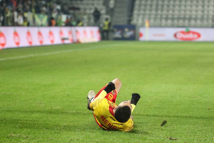 Football. PKO BP Ekstraklasa. Puszcza Niepolomice - Jagiellonia Bialystok. 08.12.2024