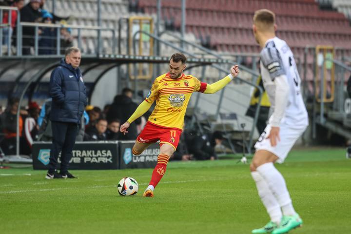 Football. PKO BP Ekstraklasa. Puszcza Niepolomice - Jagiellonia Bialystok. 08.12.2024