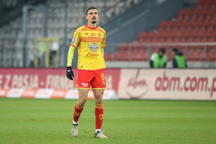 Football. PKO BP Ekstraklasa. Puszcza Niepolomice - Jagiellonia Bialystok. 08.12.2024