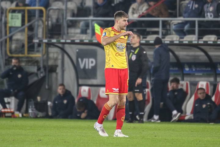 Football. PKO BP Ekstraklasa. Puszcza Niepolomice - Jagiellonia Bialystok. 08.12.2024