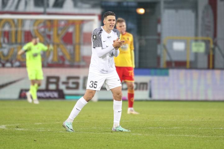 Football. PKO BP Ekstraklasa. Puszcza Niepolomice - Jagiellonia Bialystok. 08.12.2024