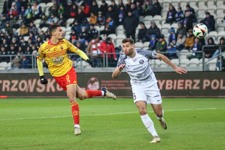 Football. PKO BP Ekstraklasa. Puszcza Niepolomice - Jagiellonia Bialystok. 08.12.2024