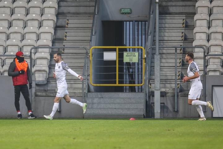 Football. PKO BP Ekstraklasa. Puszcza Niepolomice - Jagiellonia Bialystok. 08.12.2024