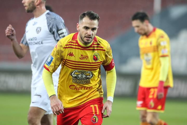 Football. PKO BP Ekstraklasa. Puszcza Niepolomice - Jagiellonia Bialystok. 08.12.2024