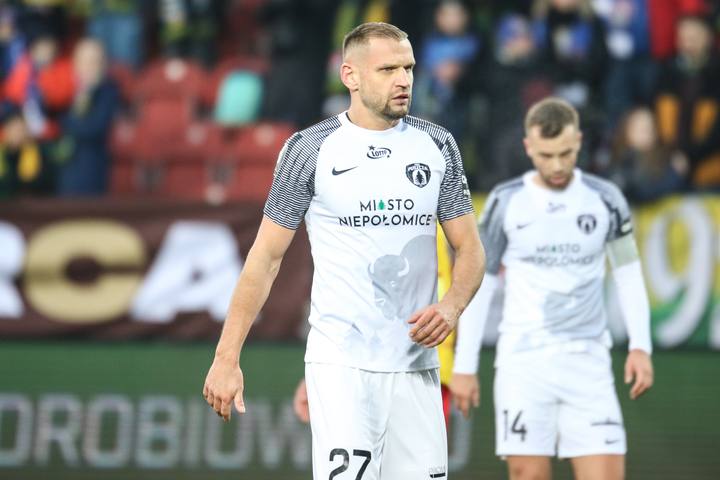 Football. PKO BP Ekstraklasa. Puszcza Niepolomice - Jagiellonia Bialystok. 08.12.2024