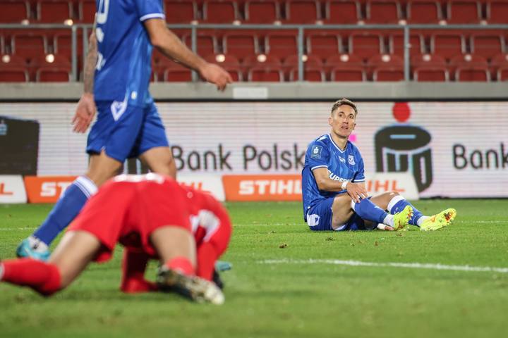 Football. PKO BP Ekstraklasa. Puszcza Niepolomice - Lech Poznan. 02.11.2024