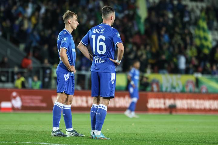 Football. PKO BP Ekstraklasa. Puszcza Niepolomice - Lech Poznan. 02.11.2024