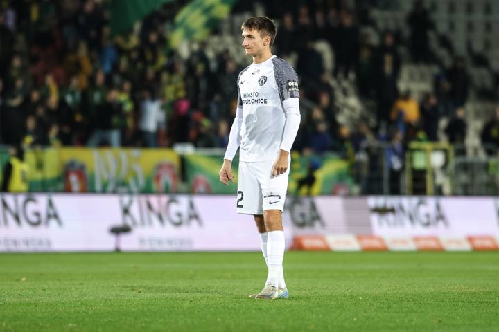 Football. PKO BP Ekstraklasa. Puszcza Niepolomice - Lech Poznan. 02.11.2024