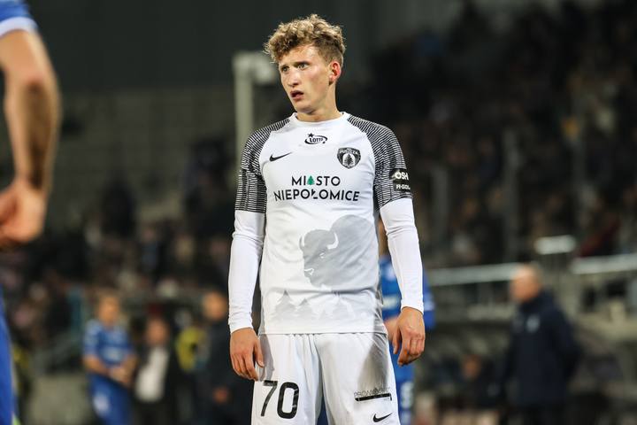 Football. PKO BP Ekstraklasa. Puszcza Niepolomice - Lech Poznan. 02.11.2024