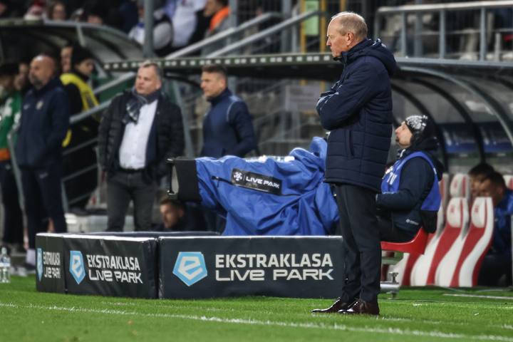 Football. PKO BP Ekstraklasa. Puszcza Niepolomice - Lech Poznan. 02.11.2024