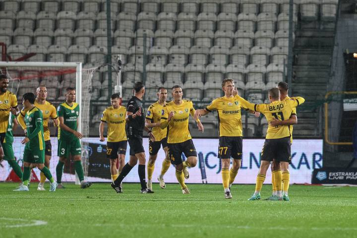 Football. PKO BP Ekstraklasa. Puszcza Niepolomice - GKS Katowice. 04.10.2024