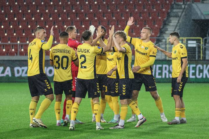 Football. PKO BP Ekstraklasa. Puszcza Niepolomice - GKS Katowice. 04.10.2024