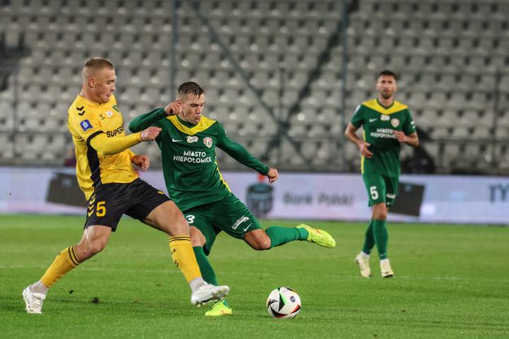 Football. PKO BP Ekstraklasa. Puszcza Niepolomice - GKS Katowice. 04.10.2024