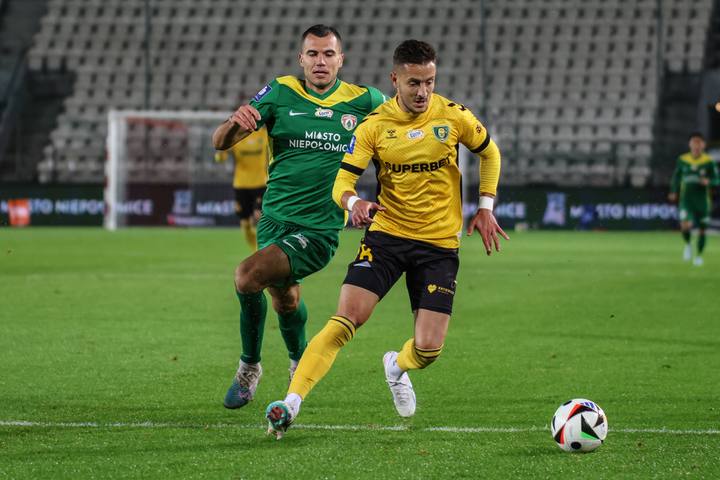 Football. PKO BP Ekstraklasa. Puszcza Niepolomice - GKS Katowice. 04.10.2024