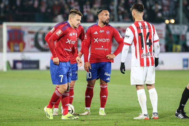 Football. PKO BP Ekstraklasa. Cracovia - Rakow Czestochowa. 01.02.2025