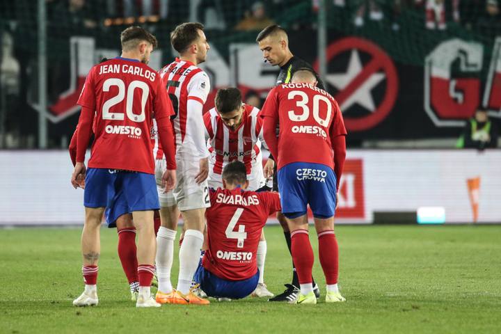 Football. PKO BP Ekstraklasa. Cracovia - Rakow Czestochowa. 01.02.2025