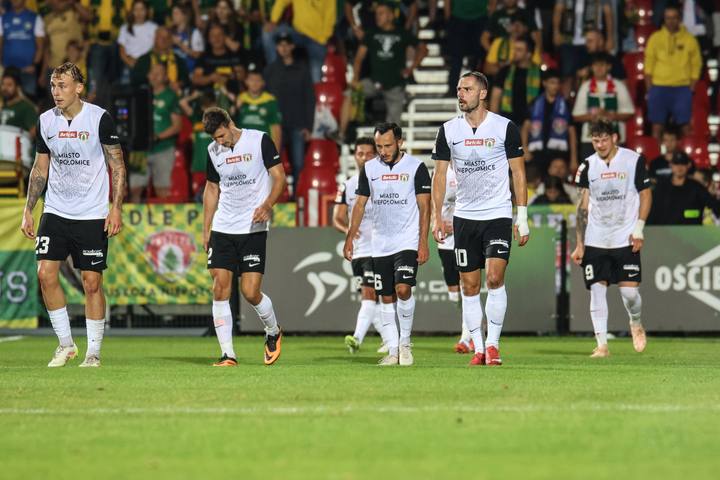 Football. Betclic 1 Liga. Puszcza Niepolomice - GKS Tychy. 21.08.2025