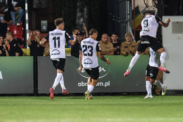 Football. Betclic 1 Liga. Puszcza Niepolomice - GKS Tychy. 21.08.2025