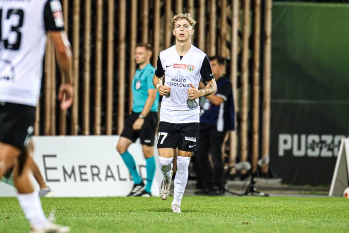 Football. Betclic 1 Liga. Puszcza Niepolomice - GKS Tychy. 21.08.2025