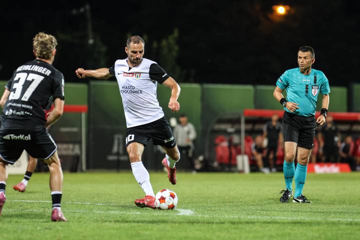 Football. Betclic 1 Liga. Puszcza Niepolomice - GKS Tychy. 21.08.2025