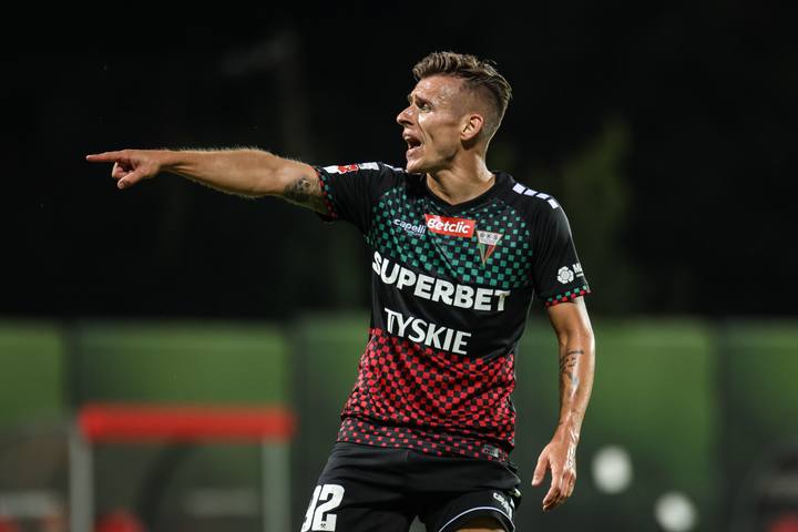 Football. Betclic 1 Liga. Puszcza Niepolomice - GKS Tychy. 21.08.2025