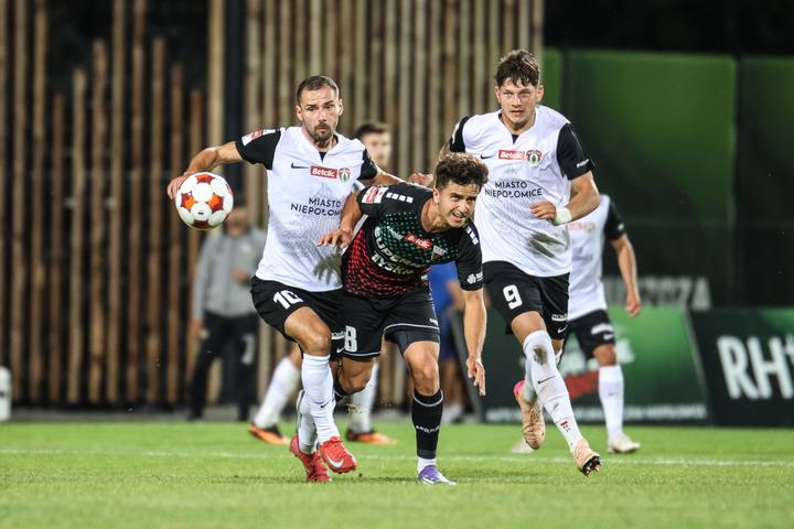 Football. Betclic 1 Liga. Puszcza Niepolomice - GKS Tychy. 21.08.2025