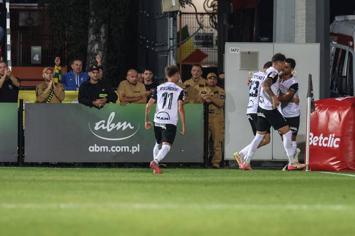 Football. Betclic 1 Liga. Puszcza Niepolomice - GKS Tychy. 21.08.2025